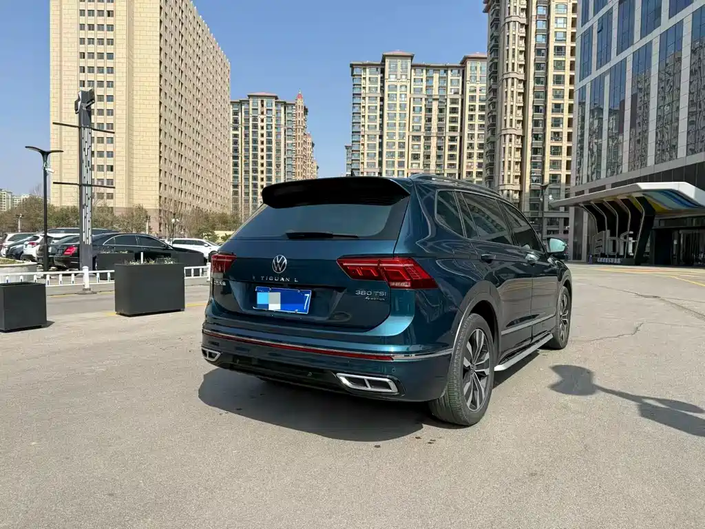 Tiguan L 2022 380TSI automatic four-wheel drive R-Line flagship version 7 seats купить на сайте DeffCars