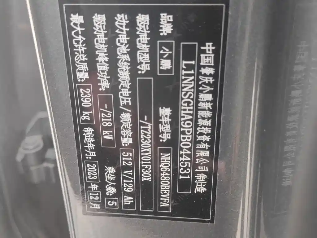 Xpeng G6 2023 580 Long Battery Life Pro купить на сайте DeffCars