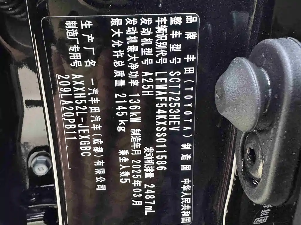 Asia Dragon 2024 Shuangqing 2.5L XLE Premium Edition купить на сайте DeffCars