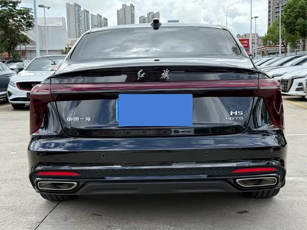 Red Flag Hongqi H5 2025 2.0T automatic black shadow version купить на сайте DeffCars