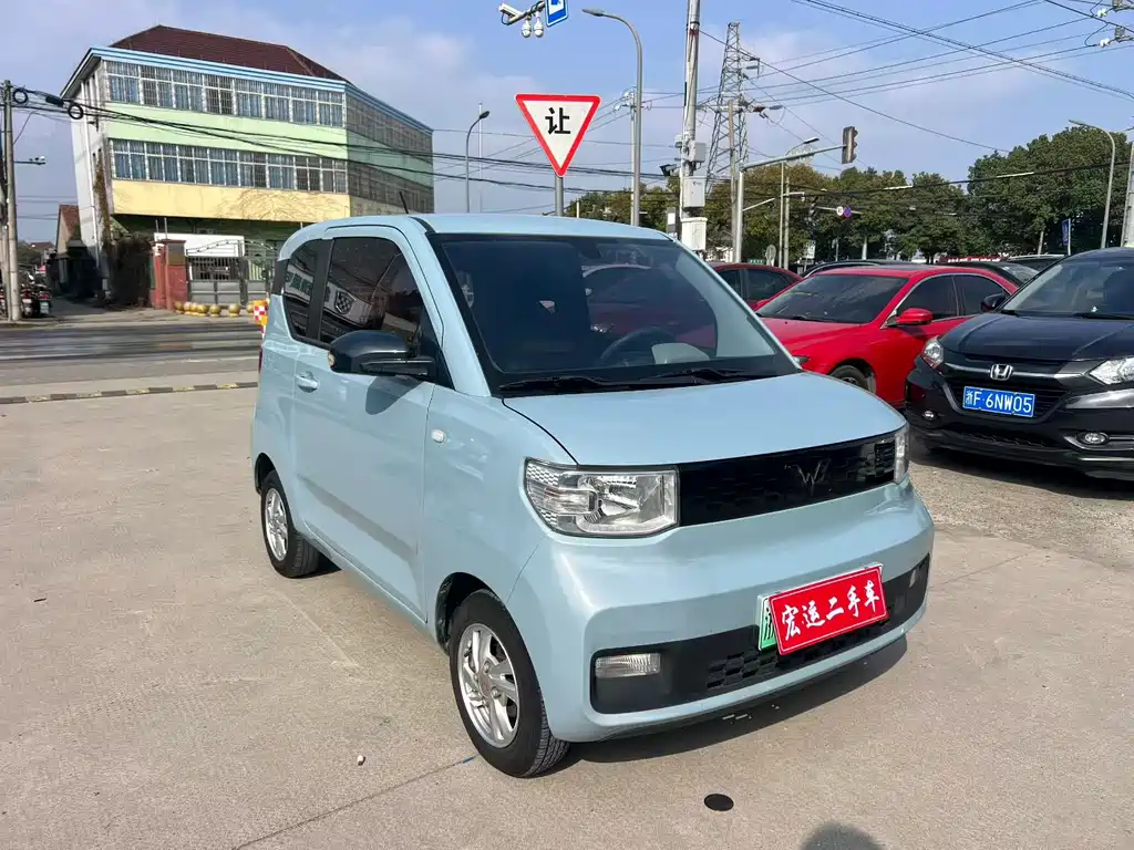 Hongguang MINIEV 2021 macaron sandwich model 120km ternary lithium купить на сайте DeffCars