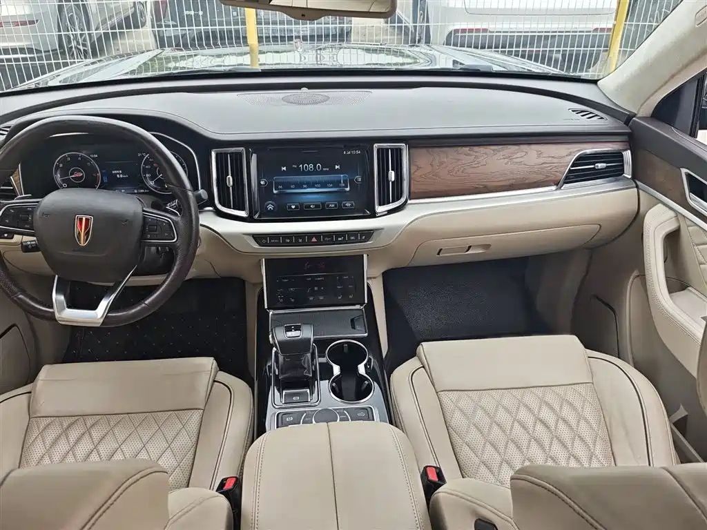 Hongqi HS7 2019 3.0T automatic four-wheel drive Zhilian Qiling version купить на сайте DeffCars
