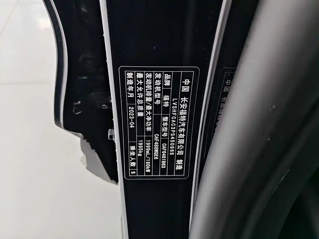 Ruiji 2020 EcoBoost 245 two-wheel drive Yaoxiang model купить на сайте DeffCars