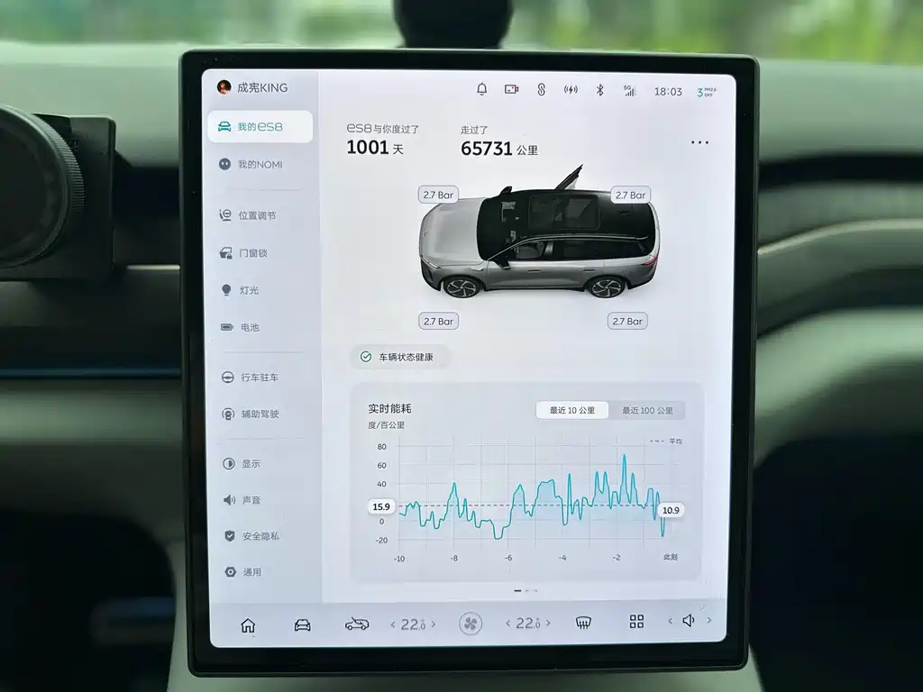 NIO ES8 2023 model 75kWh купить на сайте DeffCars
