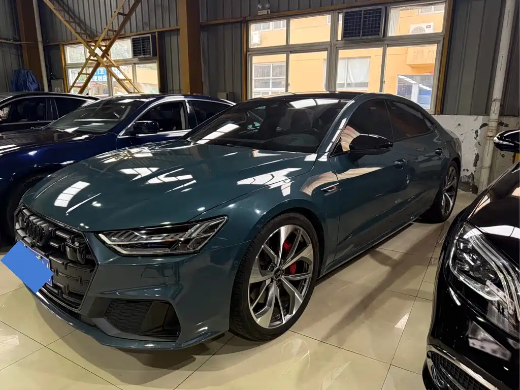 Audi A7L 2022 55 TFSI quattro S-line Zhiyuan obsidian suit купить на сайте DeffCars