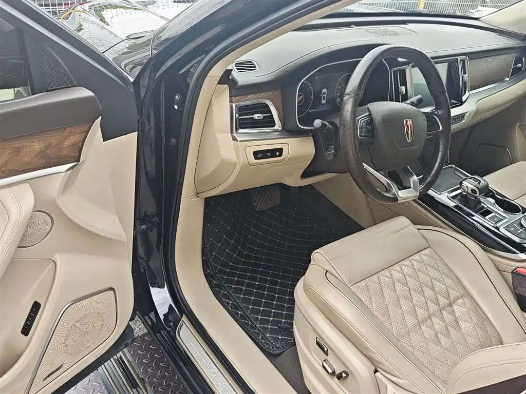 Hongqi HS7 2019 3.0T automatic four-wheel drive Zhilian Qiling version купить на сайте DeffCars