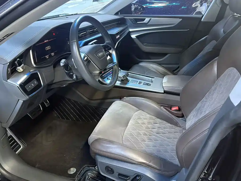 Audi A7L 2022 45 TFSI quattro S-line long-distance obsidian suit купить на сайте DeffCars