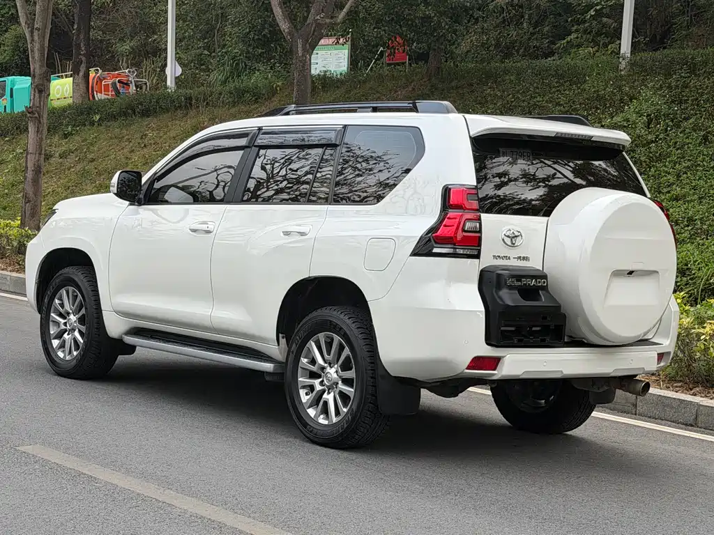 Prado 2018 3.5L automatic TX-L NAVI rear mounted spare tire купить на сайте DeffCars