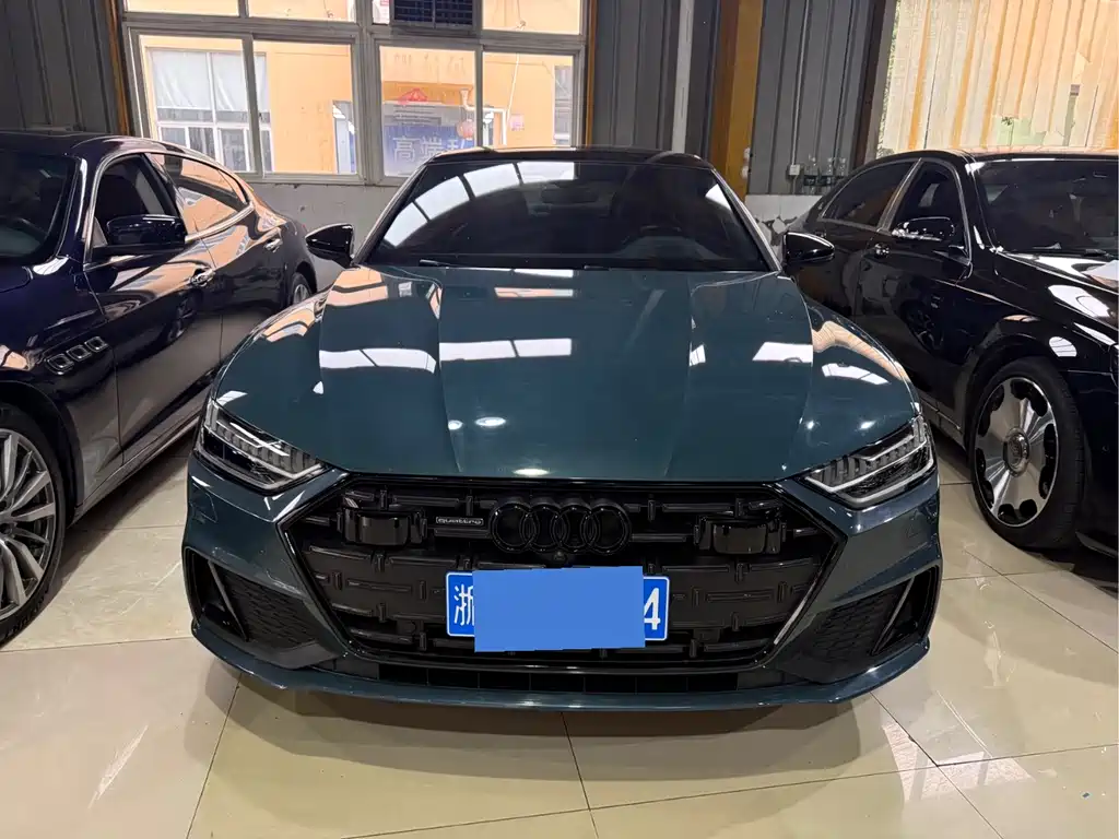 Audi A7L 2022 55 TFSI quattro S-line Zhiyuan obsidian suit купить на сайте DeffCars