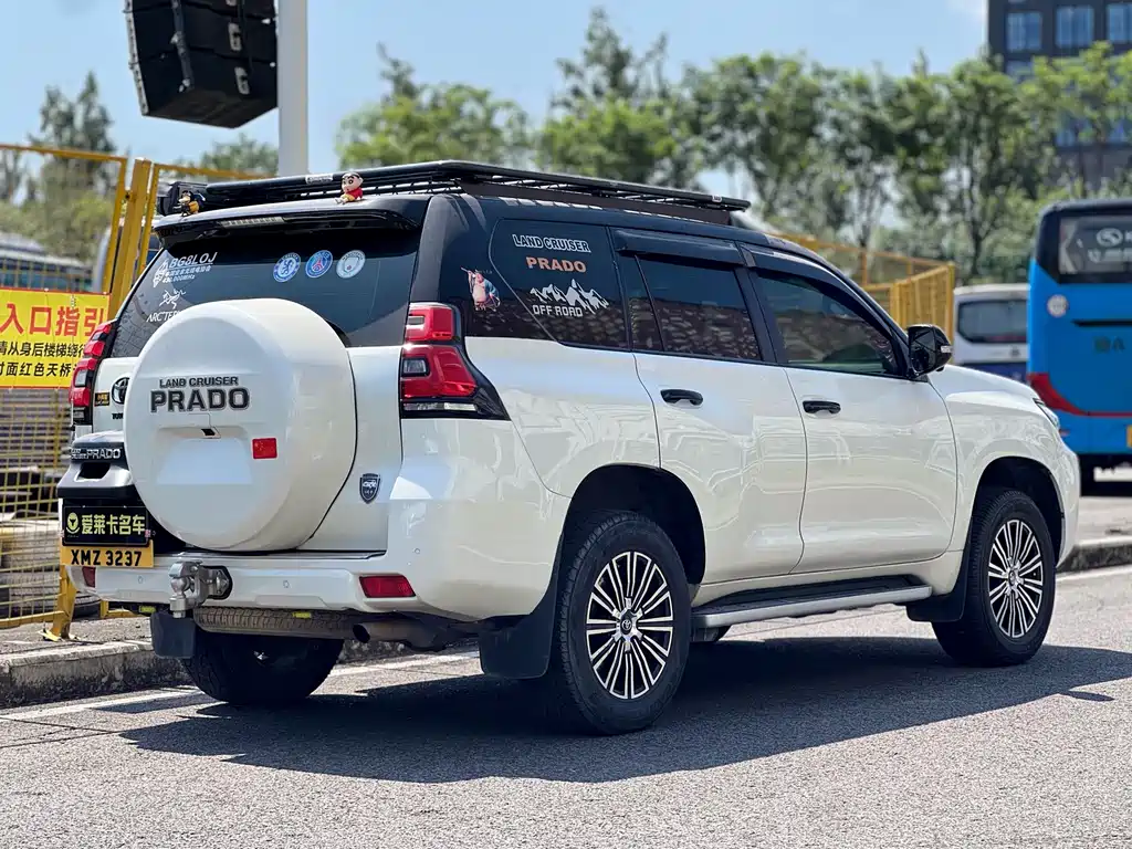 Prado 2018 3.5L automatic TX-L rear mounted spare tire купить на сайте DeffCars