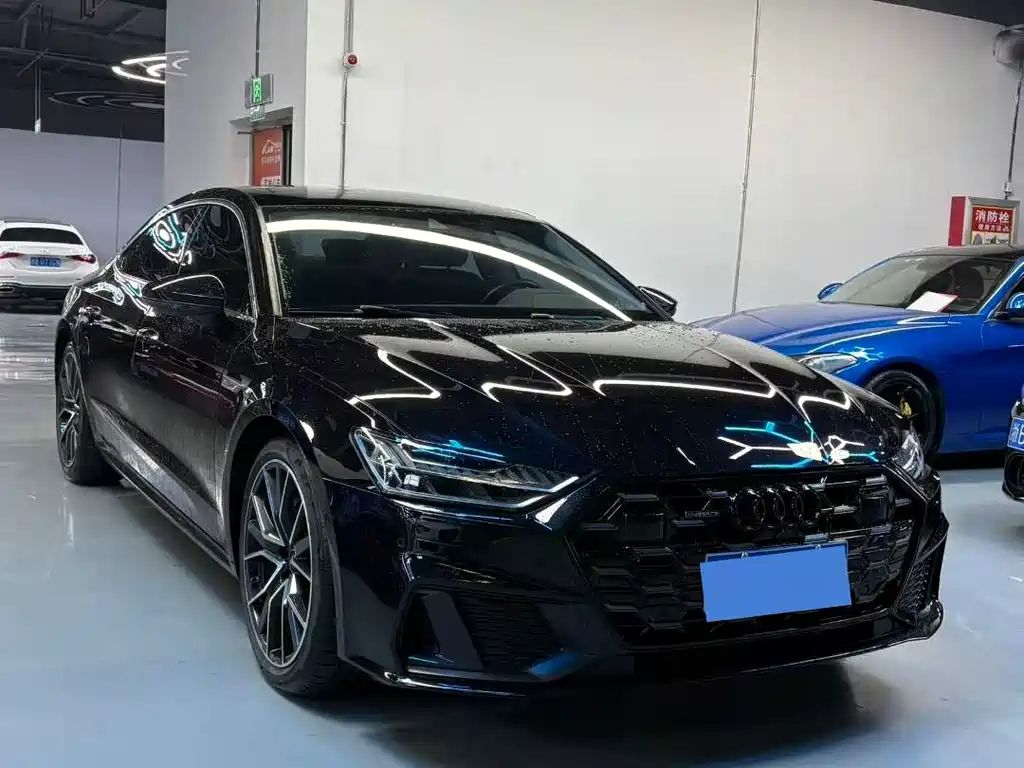 Audi A7L 2022 45 TFSI quattro S-line long-distance obsidian suit купить на сайте DeffCars