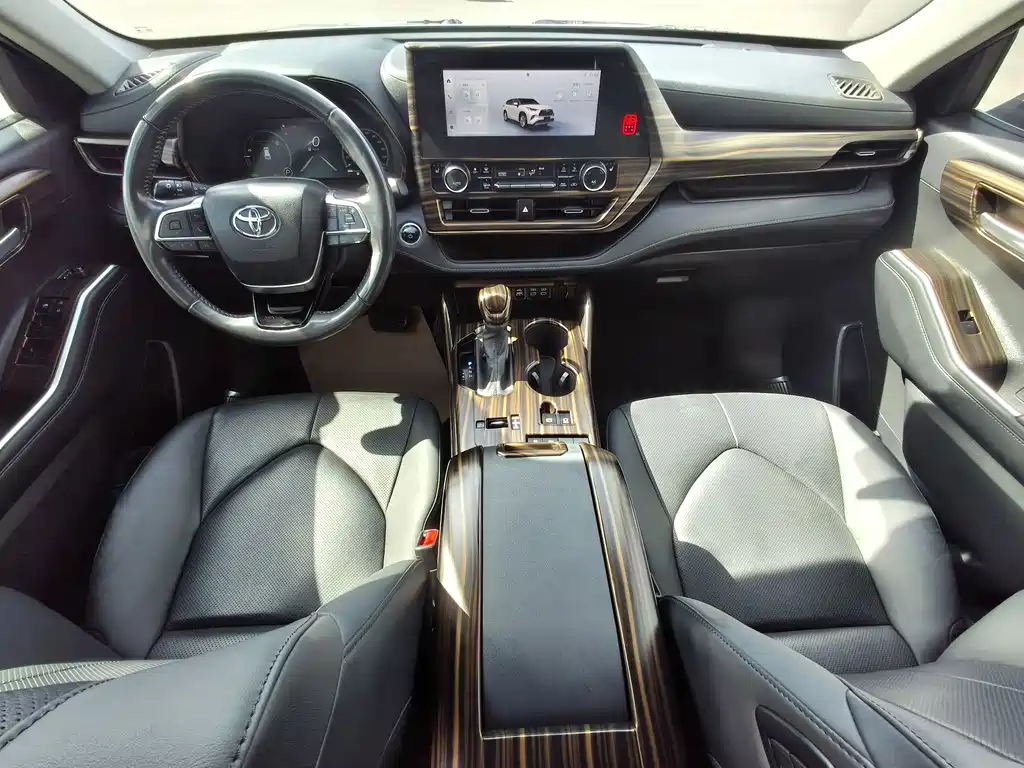 Highlander 2024 2.5L smart electric hybrid dual-engine two-wheel drive luxury version 7 seats купить на сайте DeffCars