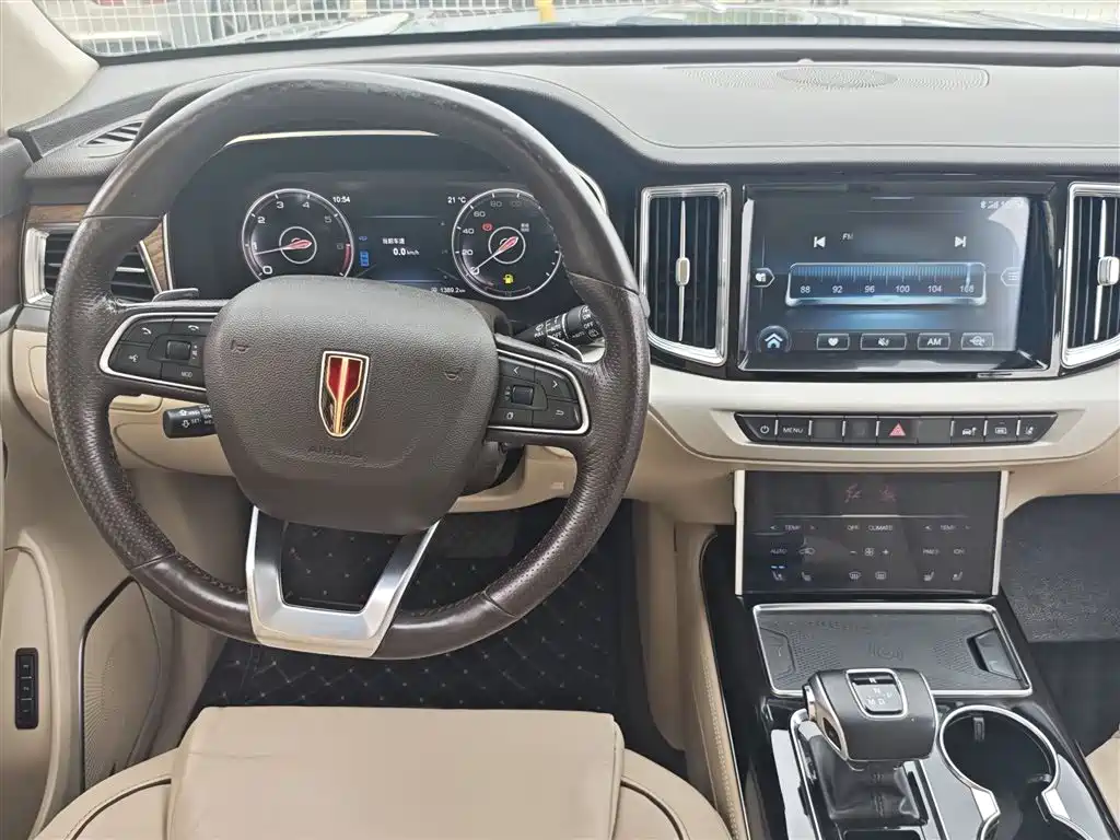 Hongqi HS7 2019 3.0T automatic four-wheel drive Zhilian Qiling version купить на сайте DeffCars