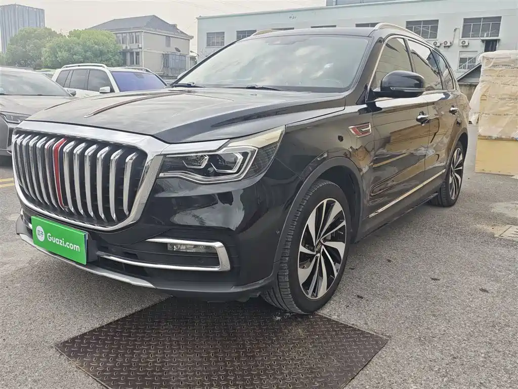 Hongqi HS7 2019 3.0T automatic four-wheel drive Zhilian Qiling version купить на сайте DeffCars