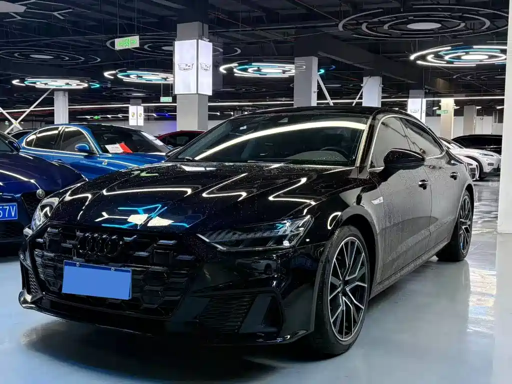 Audi A7L 2022 45 TFSI quattro S-line long-distance obsidian suit купить на сайте DeffCars
