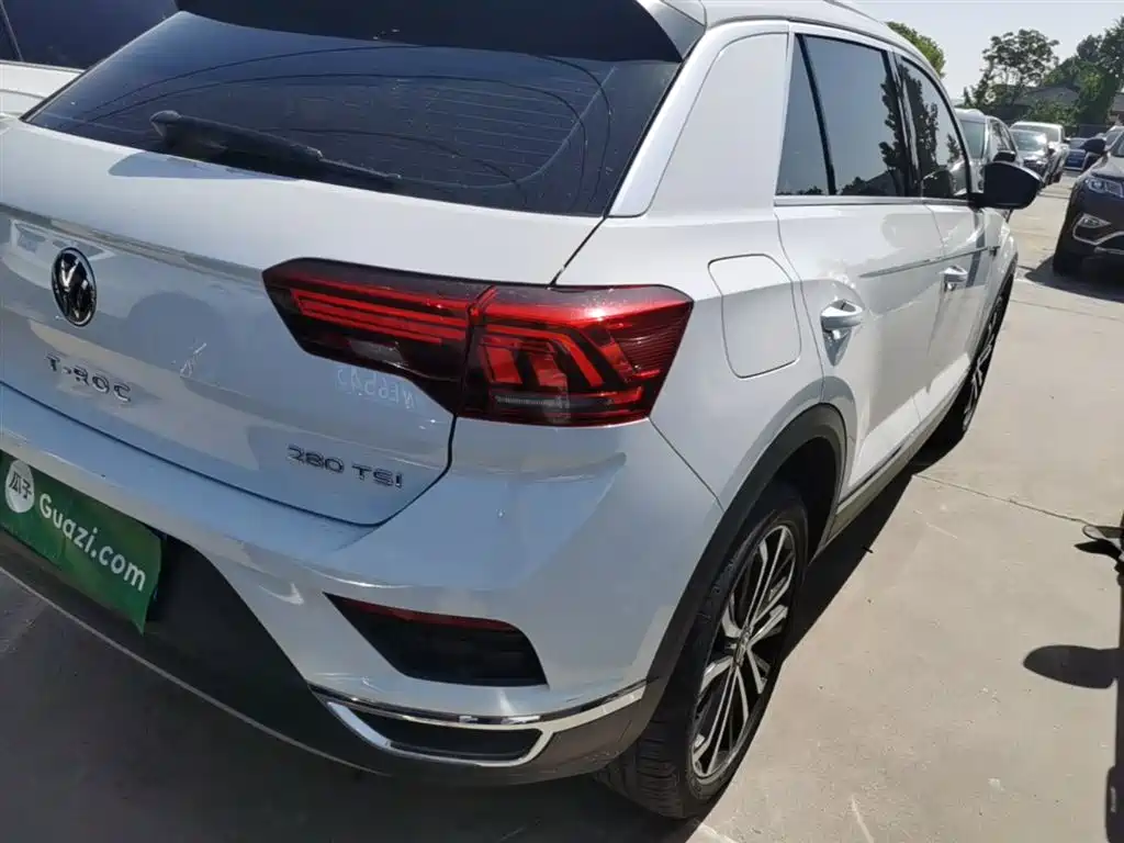 T-ROC 2021 facelift 280TSI DSG two-wheel drive comfortable intelligent connected version купить на сайте DeffCars
