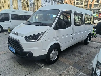 Teshun 2019 2.8T commercial long-axle mid-top 6-seater rear single tire National VI JX493 купить на сайте DeffCars